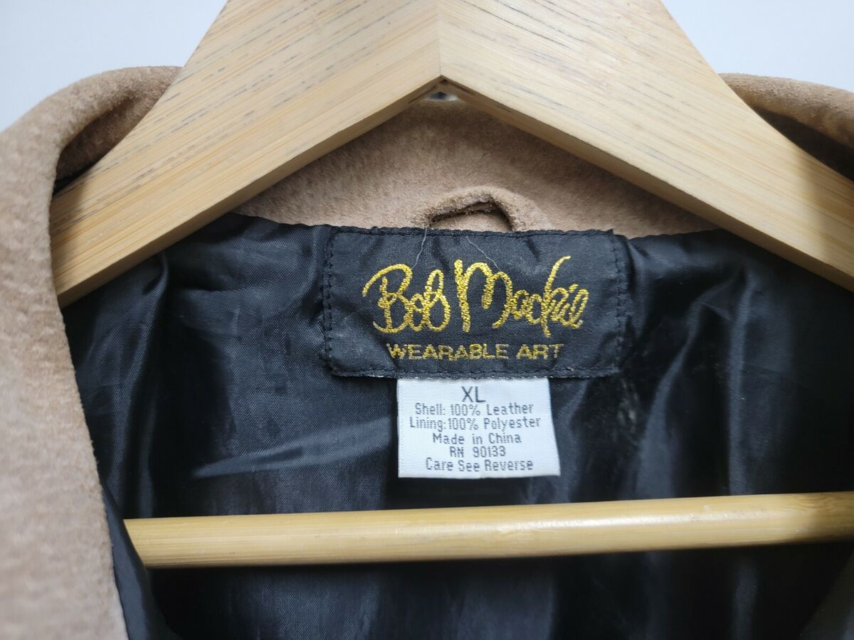 Incredible Bob Mackie Wearable Art Leather Western Jacket W Incredible Bob Mackie Wearable Art Leather Western Jacket W