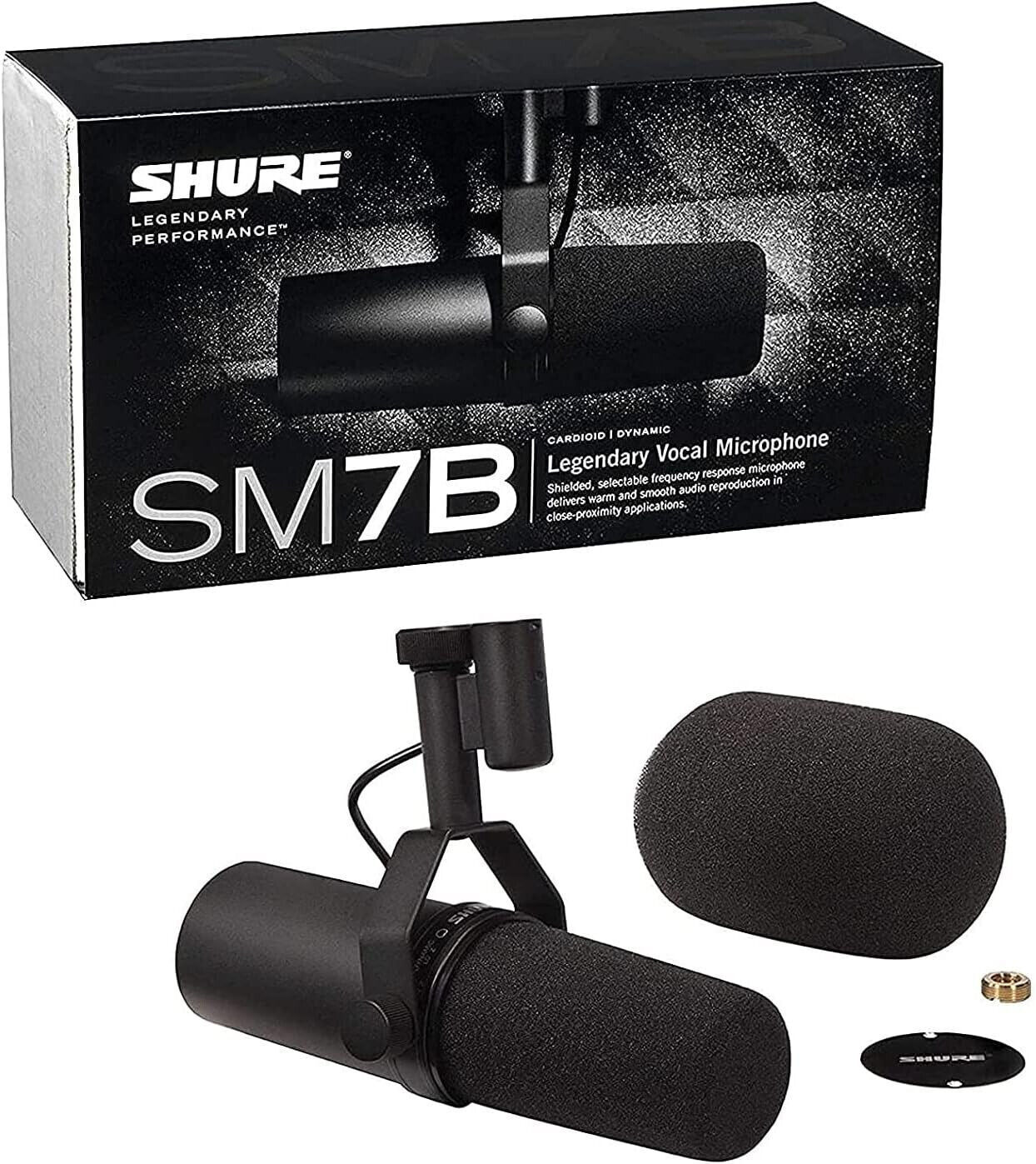 New Shure SM7B Dynamic Vocal / Broadcast Microphone Cardioid Free Shipping
