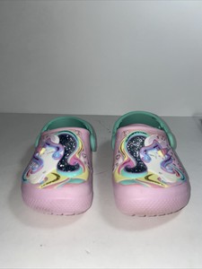 little girl unicorn crocs