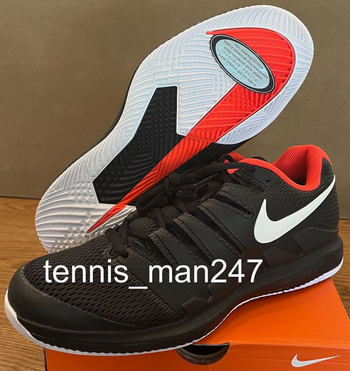 Nike Roger Federer RF 2019 US French Open Zoom Vapor X Nike Roger Federer RF 2019 US French Open Zoom Vapor X