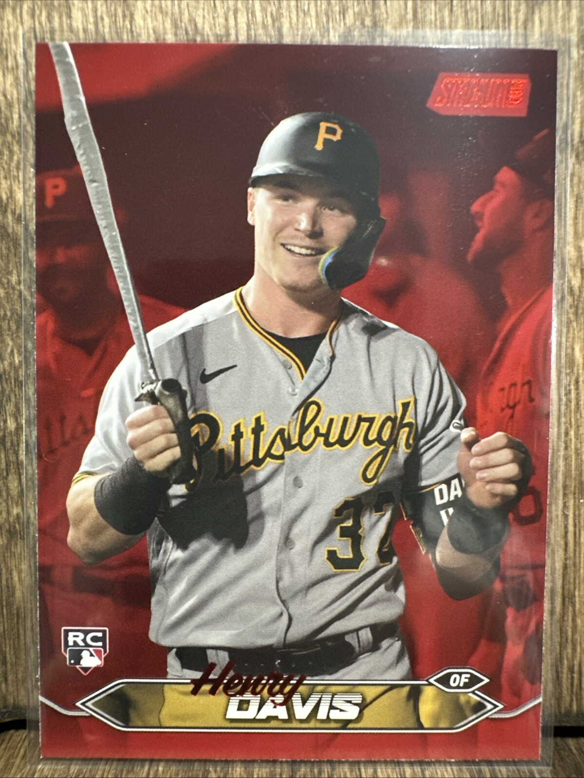 2024 Topps Stadium Club Henry Davis #207 Red Foil RC Rookie Pittsburgh Pirates