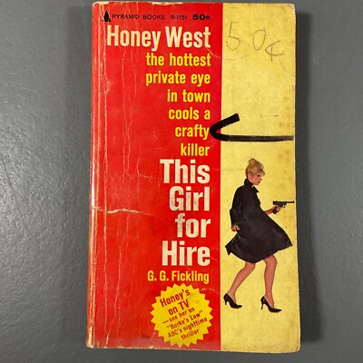 This Girl For hire by G.G. Fickling VTG Paperback Book Pyramid 4th Printing 1965