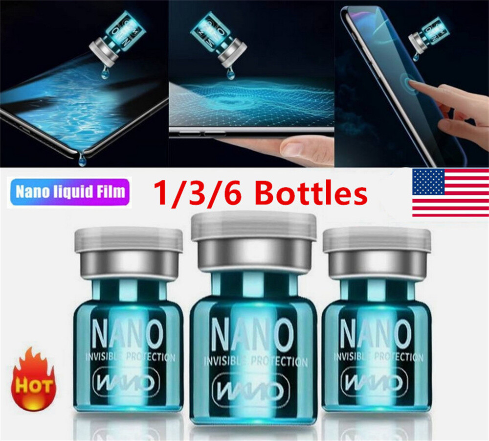 1/3/6X NANO Liquid Glass Screen Protector Oleophobic Coating Film
