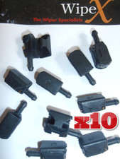 Rally Cars Washer Wiper Jets (Workshop pkt (10) Clip under wiper arms UKstock