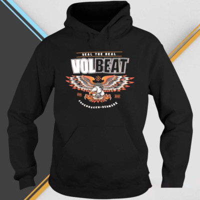 VOLBEAT Seal the Deal Hoodie Long Sleeve Cotton Black Men Size S to 3XL NB1949