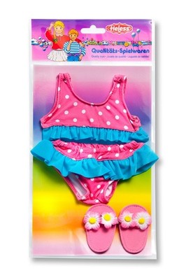 HELESS PUPPENKLEIDUNG BIKINISET 35 - 45 CM BIKINI BADESACHEN PUPPEN KLEIDUNG NEU