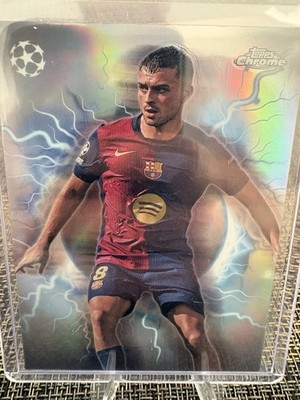 Topps UCC Chrome 24/25 Pedri Shockwave Power of Circle SSP Casehit Fc Barcelona