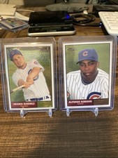 Alfonso Soriano And Aramis Ramirez #/1961 Topps Heritage chrome 2010 refractors