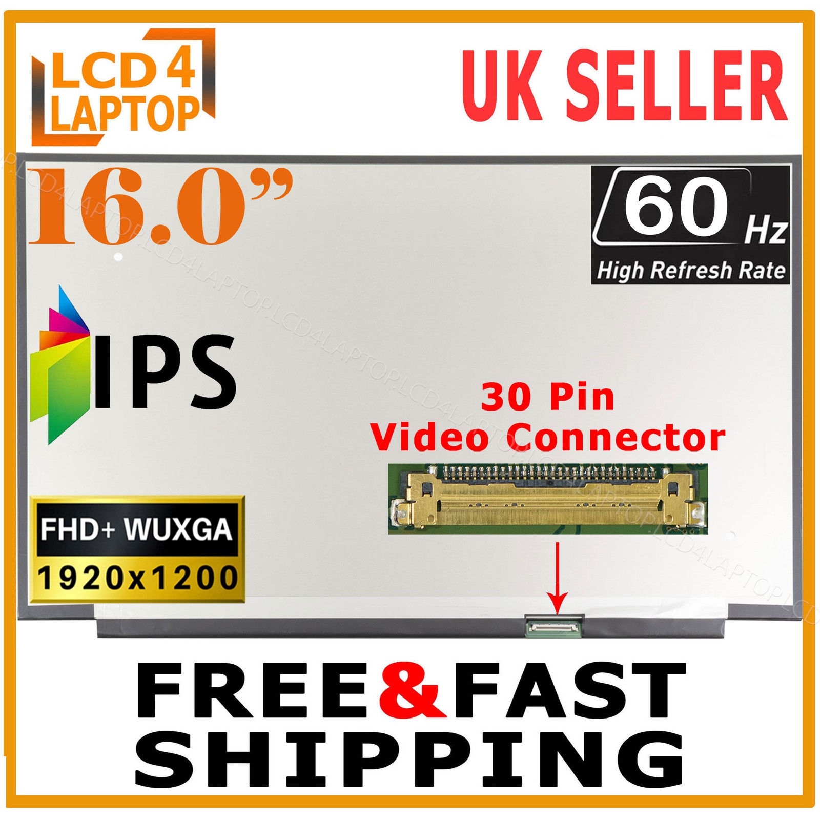 For ACER CHROMEBOOK PLUS CB516-1H-53CP 16"" LED Screen WUXGA IPS 60Hz AG Display