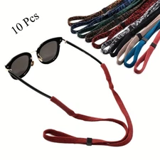 10-Pack Neck Strap Sport Sunglass Eyeglass Read Glasses Cord Lanyard Holder