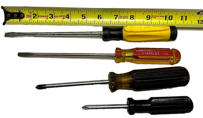 Vintage Stanley 100 Plus 64-102 7'' Phillips Screwdriver + 3 Extras