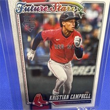 2025 Topps Future Stars Kristian Campbell #125 Boston Red Sox Series One