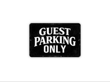 Guest Parking Only Sign  Reserved Guest Parking Sign  Visitor Parking Sign