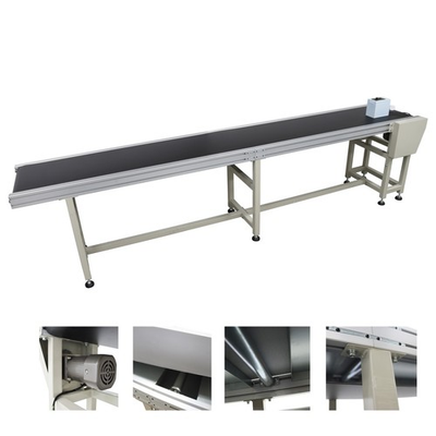 #ad 118x15.7in Industrial PVC Belt Conveyor 110V Variable Speed Add Support Roller $1692.00