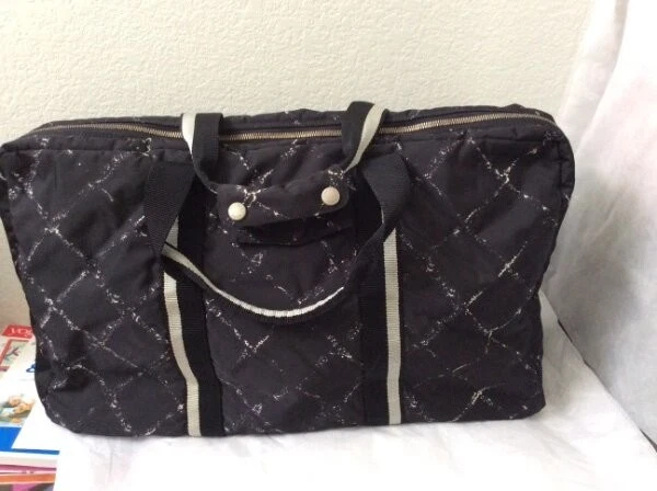 CHANEL  DUFFLE TRAVEL LINE CARRY ON/ WEEKENDER BAG 55 - Image 2 of 4