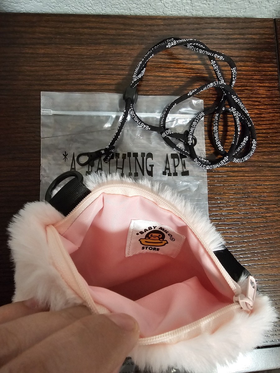 BABY MILO SHOULDER BAG PINK 国内正規品 BAPE Baby Milo Mini Shoulder Bag Pink - FW23 - US
