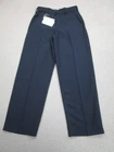 Mens BAGGY TROUSER Dress Pants 29x32 Blue Smart Formal Business Preppy Loose