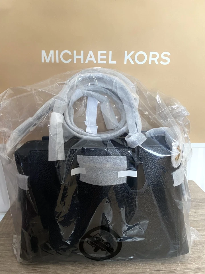 Michael Kors mercer handbag leather brand new black RRP £350 35s4gm9s6l MD TZ - Image 4 of 4