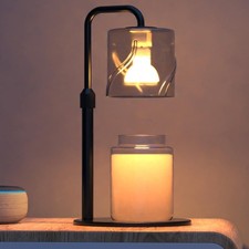 Candle Warmer Lamp with Timer Dimmer, with 2 Bulbs,Adjustable Height,Mothers ...