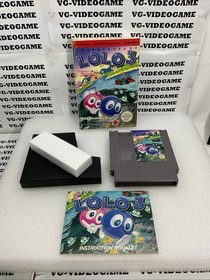ADVENTURES OF LOLO 3 NES NINTENDO - Usato OTTIMO COMPLETO