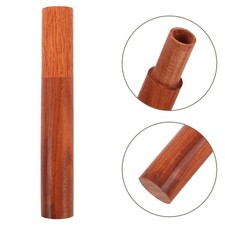 4PCS Wooden Incense Tube Holder Smooth Storage Container with Lid Portable