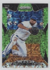 2019 Panini Prizm Lime Green Donut Circle 113/199 Rowdy Tellez #10 Rookie RC lz7