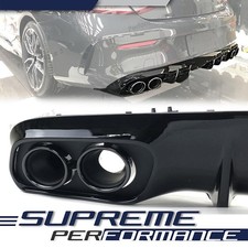 C43 AMG Diffusor + Auspuffblenden für Mercedes C Klasse Coupe C205 A205 AMG Line