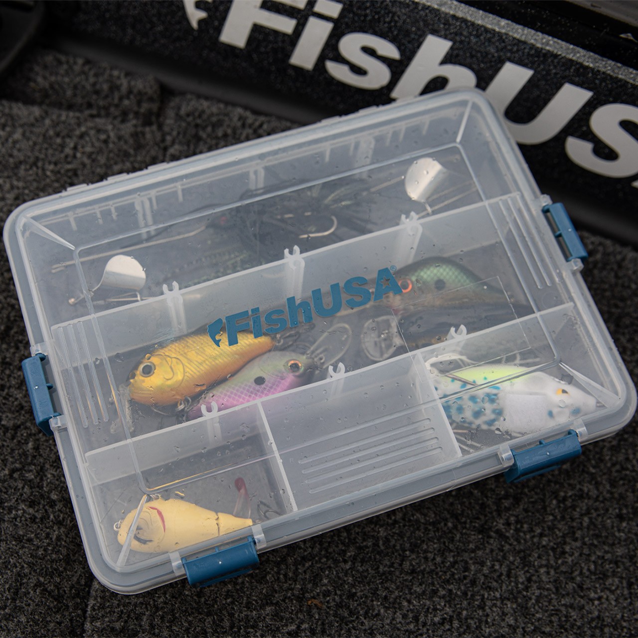FishUSA Flagship Small Waterproof Tackle Box