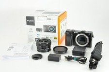 Sony Alpha 6000 with E PZ 16-50mm SC:7467 Near Mint Tested Working sam8044