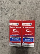 2X Walgreens Artery Health Vitamin K2 180mcg ...