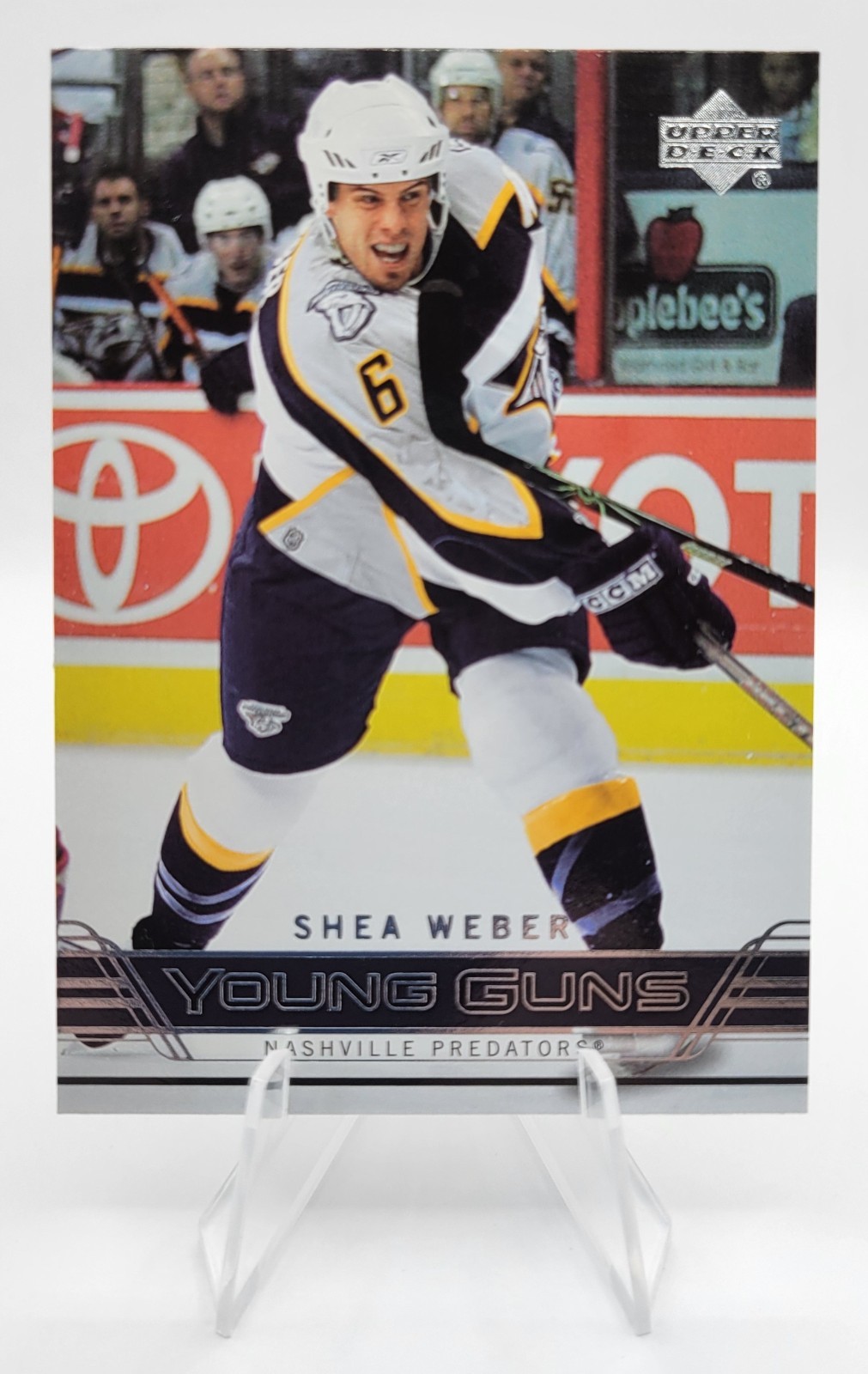 2006-07 Upper Deck Hockey Shea Weber Young Guns Rookie RC #222 Predators