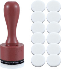 13Pcs Ink Blending Tool, Brown Ink Blending Brushes and 12 Pcs