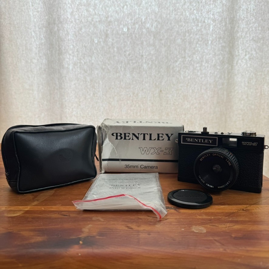 Bentley WX-3 35mm Film Camera w/ Box Case Manual Untested Vintage
