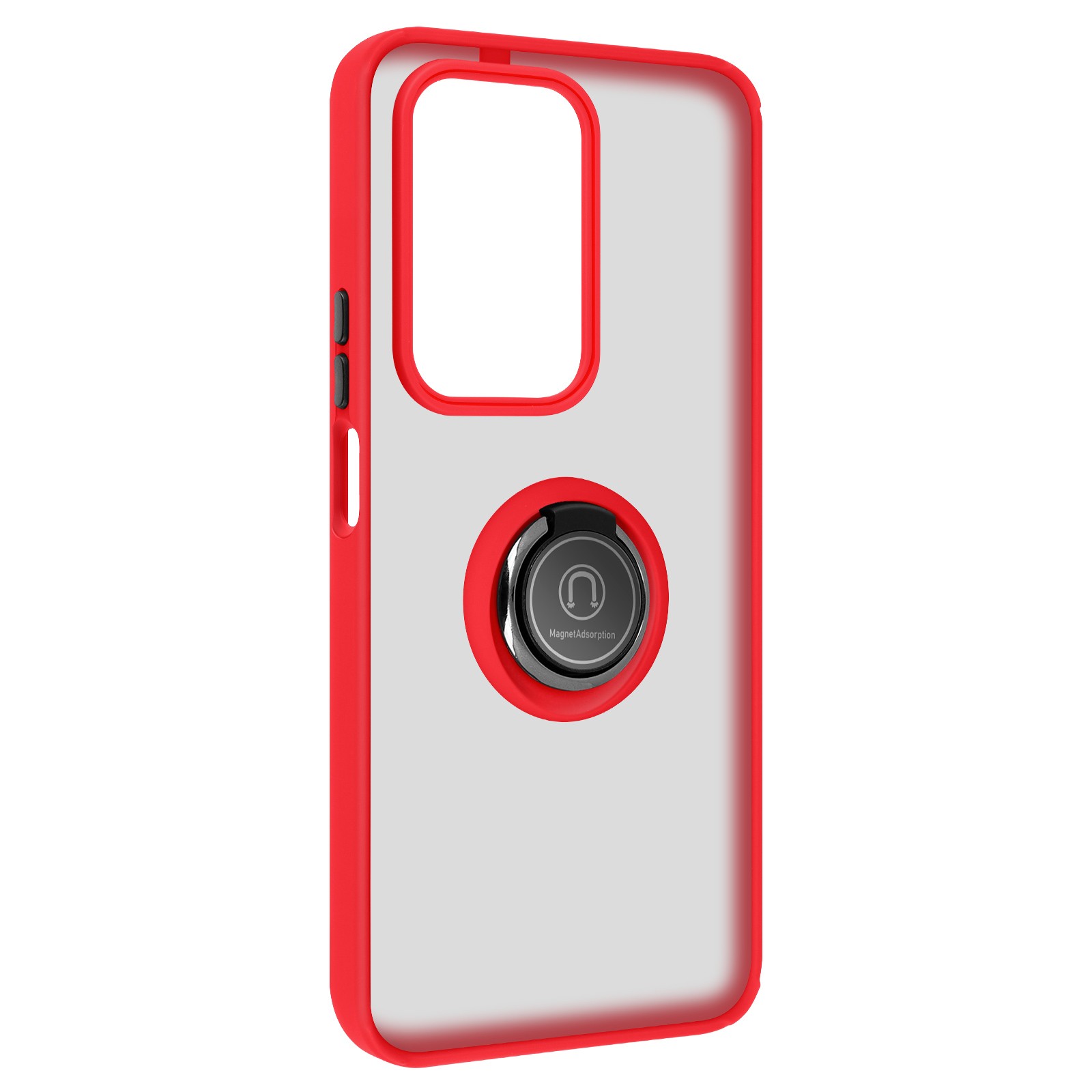Coque Honor 200 Lite Protection Silicone Rouge et Support