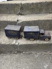 VINTAGE ORIGINAL 1959 TONKA AIR EXPRESS TRUCK W/PUP TRAILER PRESSED STEEL !!