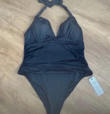 Marks Spencer Magic Shaping Black Swimsuit Size 22 NEW Free Postage