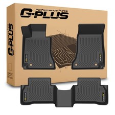 C-Class Sedan 2015-2021 Waterproof Front Rear Floor Mats Cargo Liner Black TPE