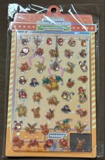 Korea Limited Pokemon Bubble Sticker Orange Collection Unused Sealed