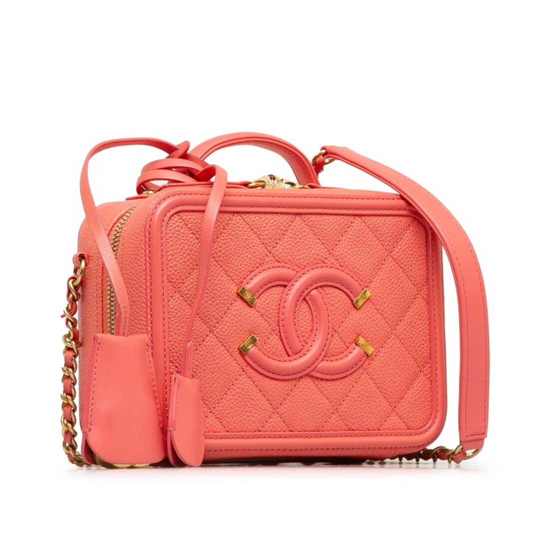 Excellent Condition CHANEL Matelass Coco Mark CC Fig Leaf Handbag Shoulder Bag 2 image 2
