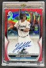 2023 Bowman Draft Kemp Alderman Chrome Auto Red Lava Refractor 1st #/5 Marlins