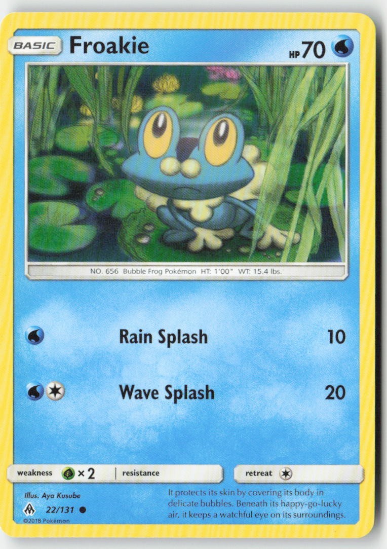 Froakie 22/131 Common MP Regular - Forbidden Light