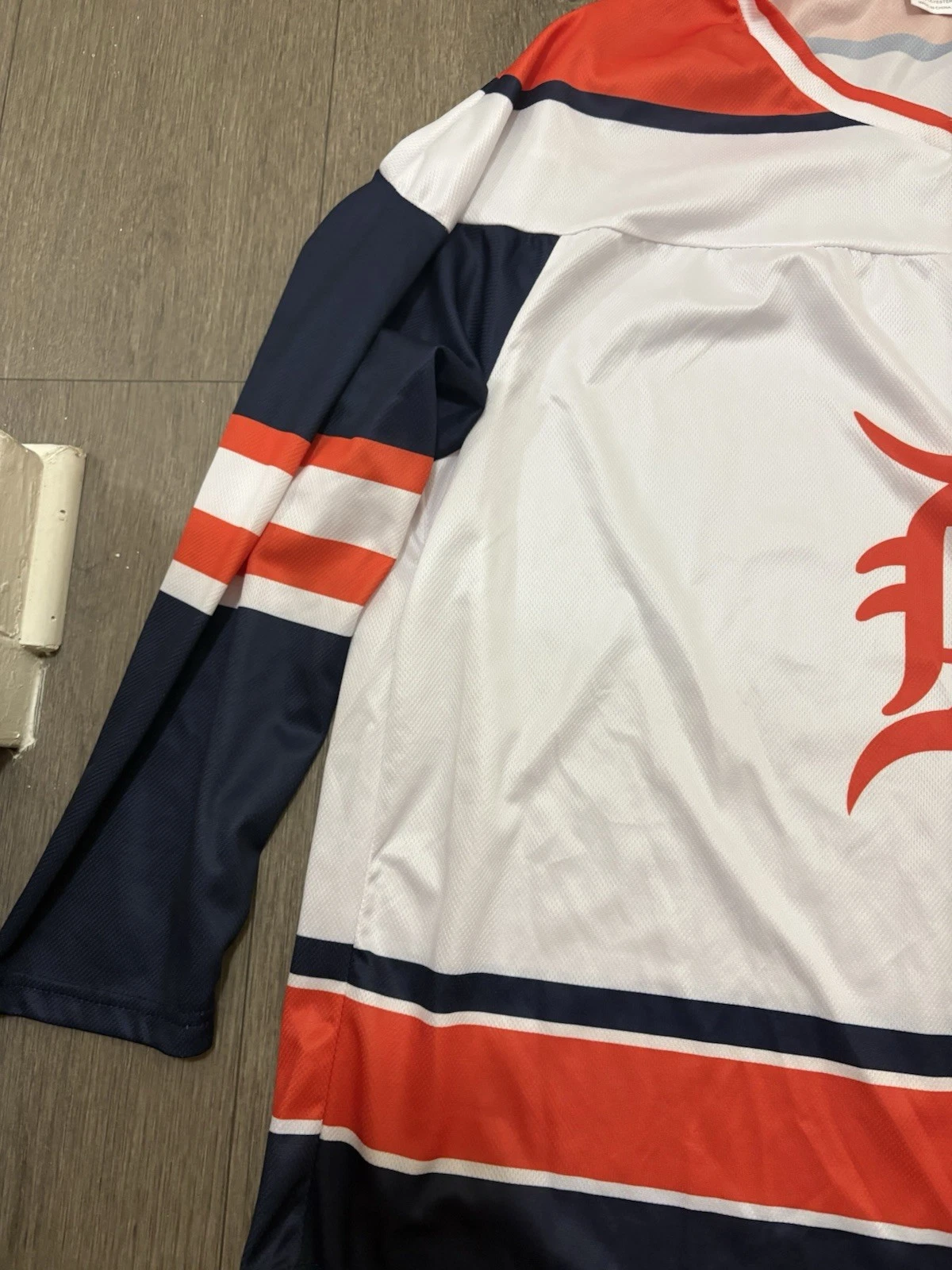 Detroit Tigers Hockey Jersey SGA 4/11/2026 Size Adult Large 2026 White - thumbnail 4