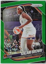 2025 Panini WNBA Prizm Kalani Brown #55 Green Phoenix Mercury
