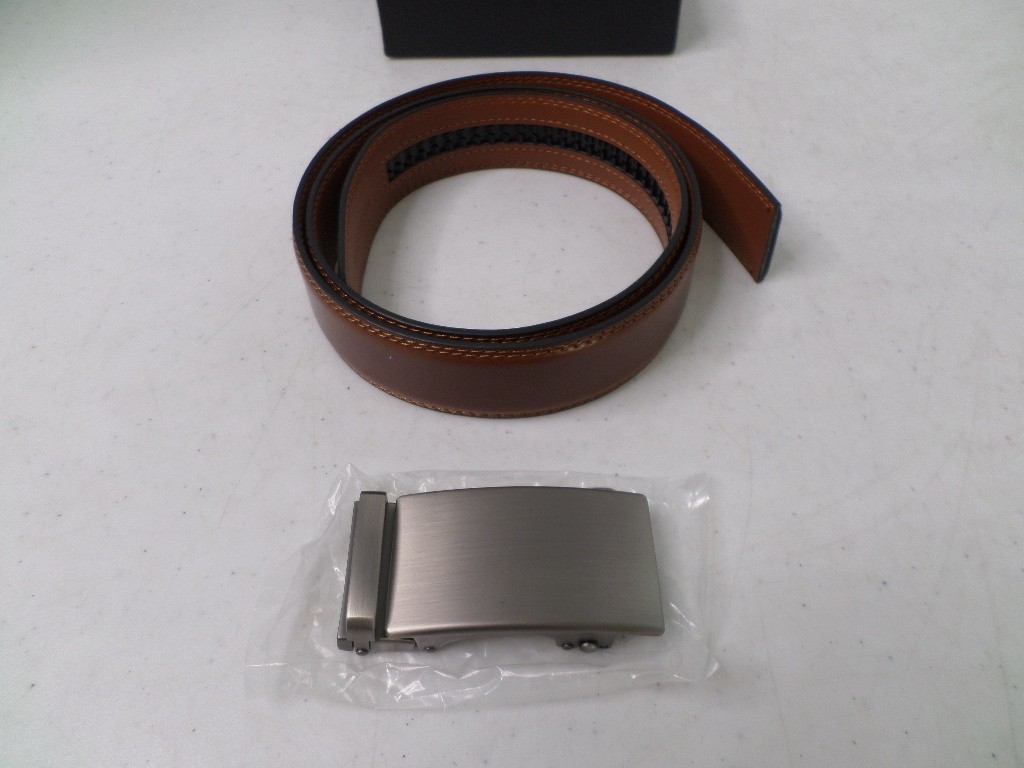 その他 moom BOSTANTEN Men's Belt Leather Ratchet Belt Adjustable 36