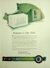 Anuncio original vintage de salud y belleza: jabón de nafta blanco P&G