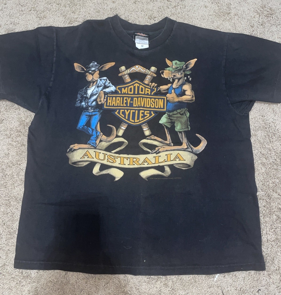VTG Harley Davidson 80s Motorcycle Shirt