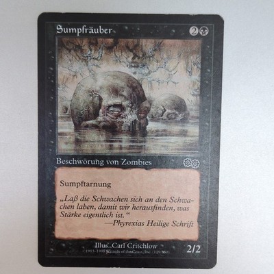 Wizards of the Coast Sumpfräuber Magic The Gathering Kreatur Schwarz Deutsch