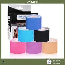 Waterproof Kinesiology Sports Tape Elastic Muscle Support 5cm x 5m 6 Roll Pack 0.90 per metre