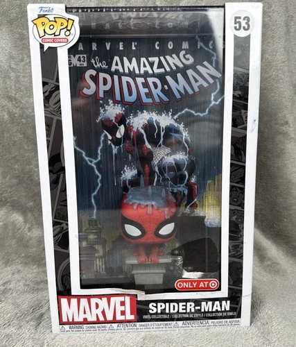 Funko Pop Marvel Comic Cover The Amazing Spider-Man #53 Target Box Damage