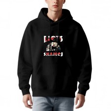 Men's Loose Fit Hoodie - Cartoon Character with Surprised Expression  ' LIONS
